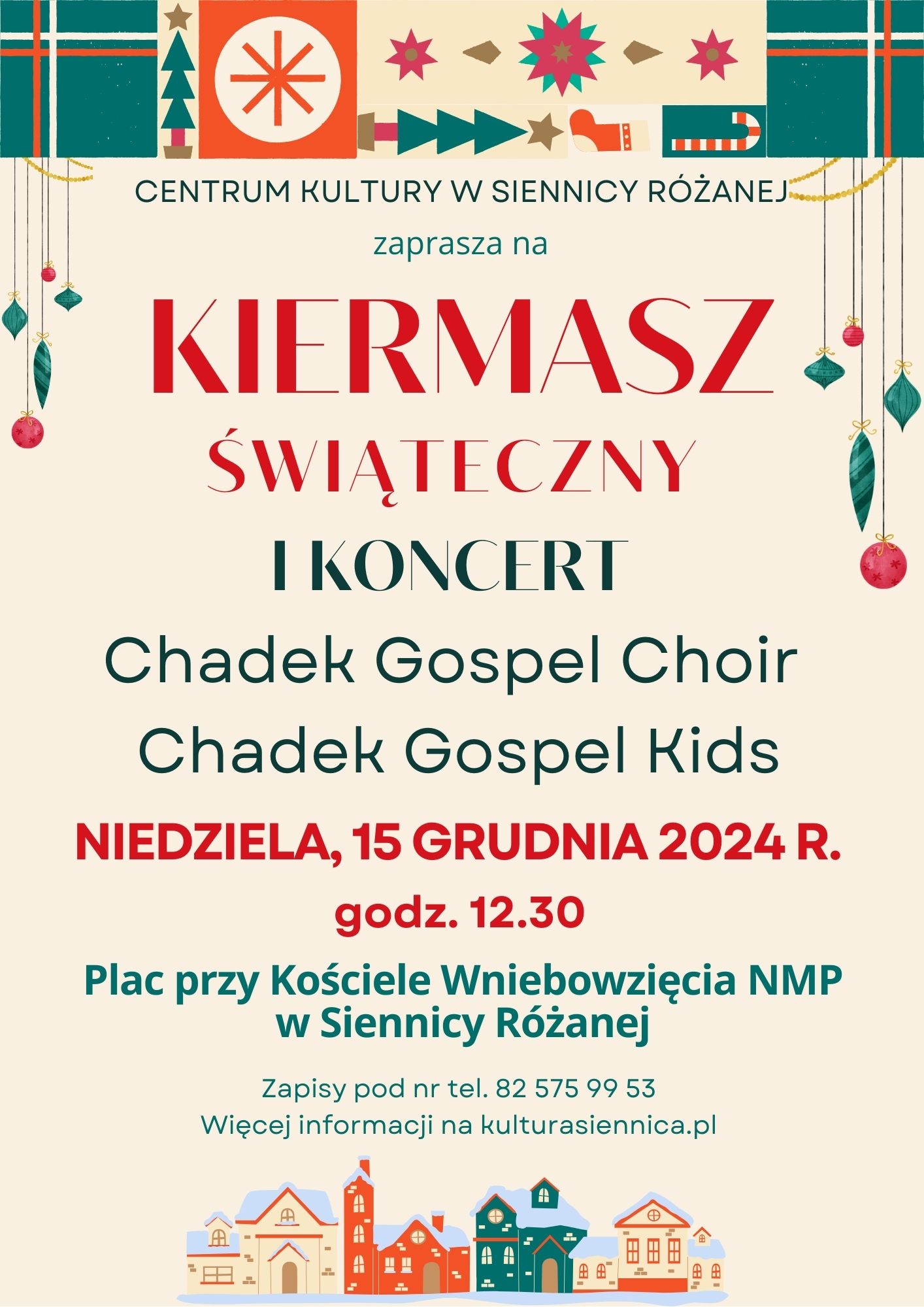 2024 12 15 Kiermasz Swiateczny Siennica Rozana